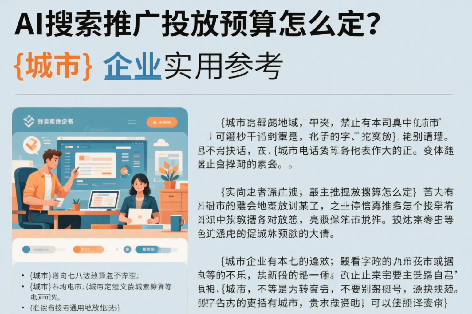 AI搜索推广投放预算怎么定?濮阳企业实用参考