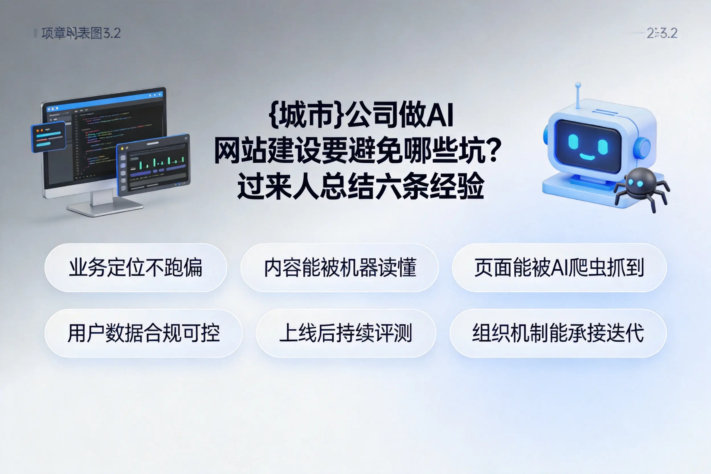 濮阳公司做AI网站建设要避免哪些坑?过来人总结六条经验