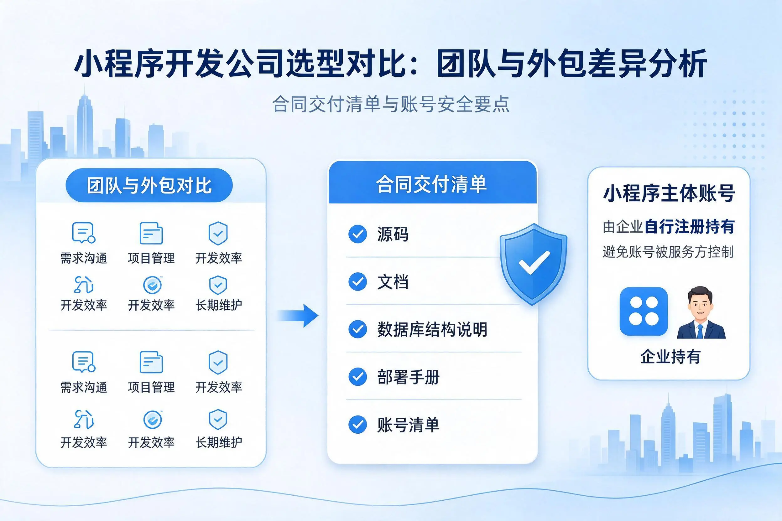 濮阳小程序开发公司选型对比:团队与外包差异分析