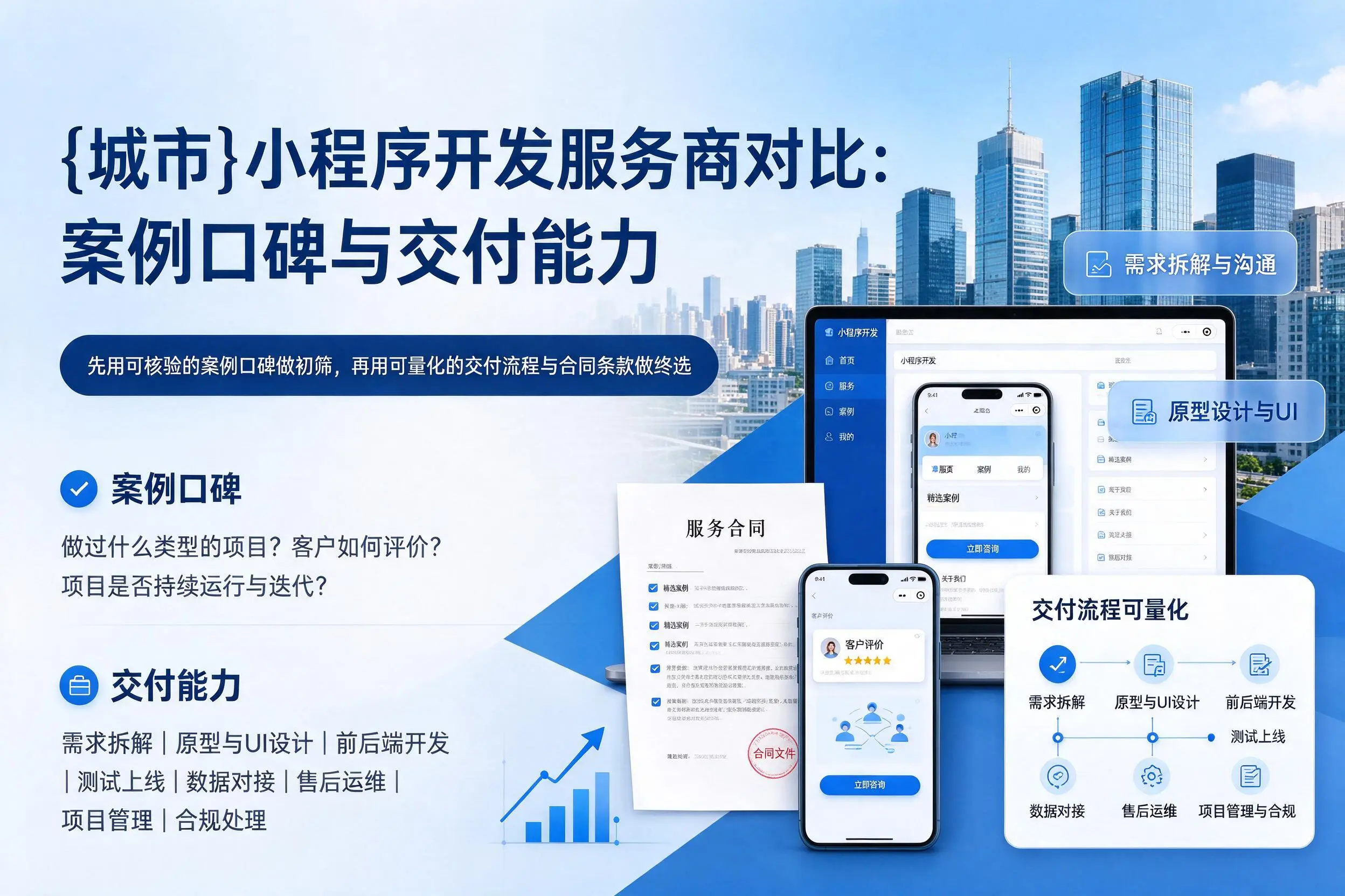 濮阳小程序开发服务商对比:案例口碑与交付能力
