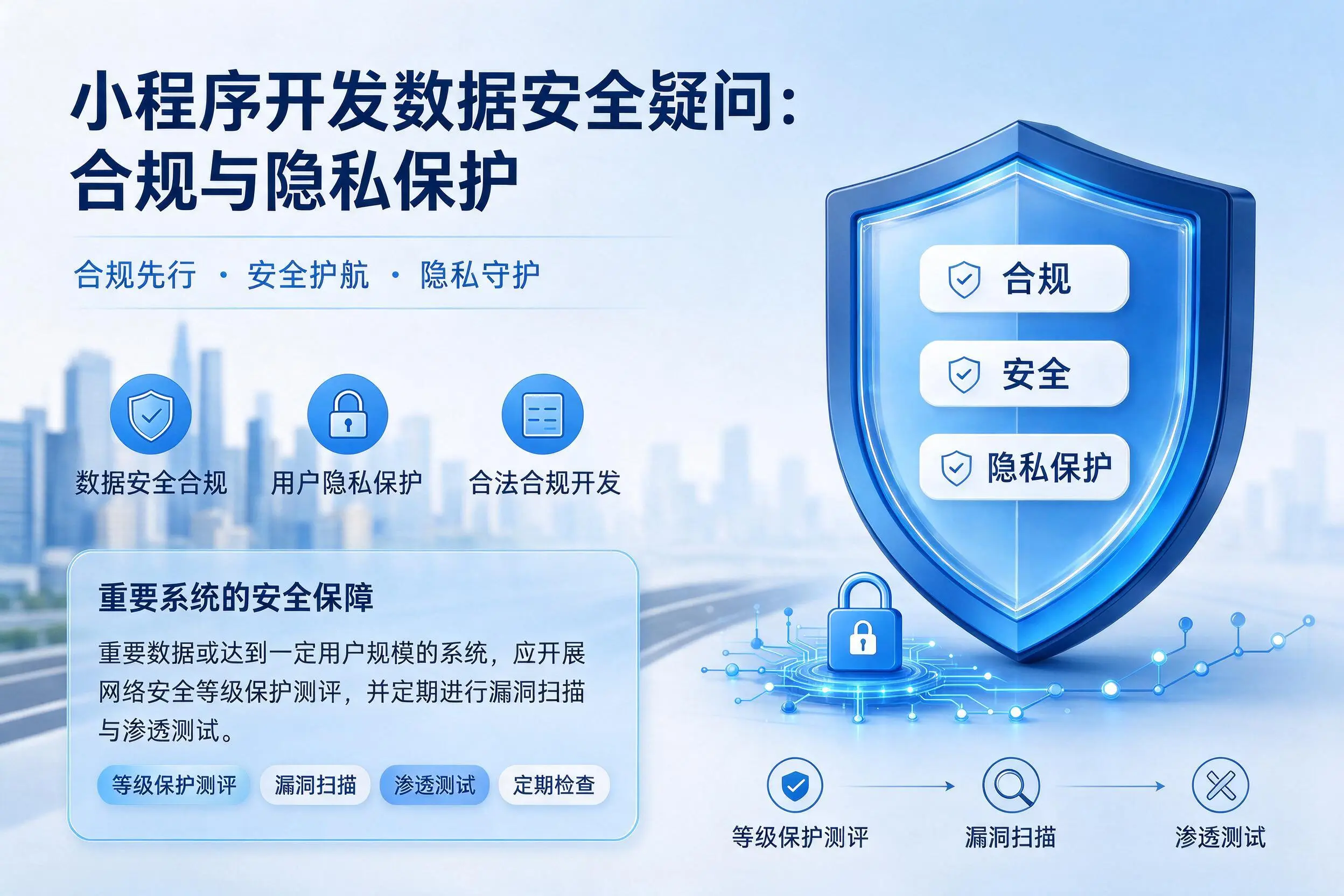 濮阳小程序开发数据安全疑问:合规与隐私保护