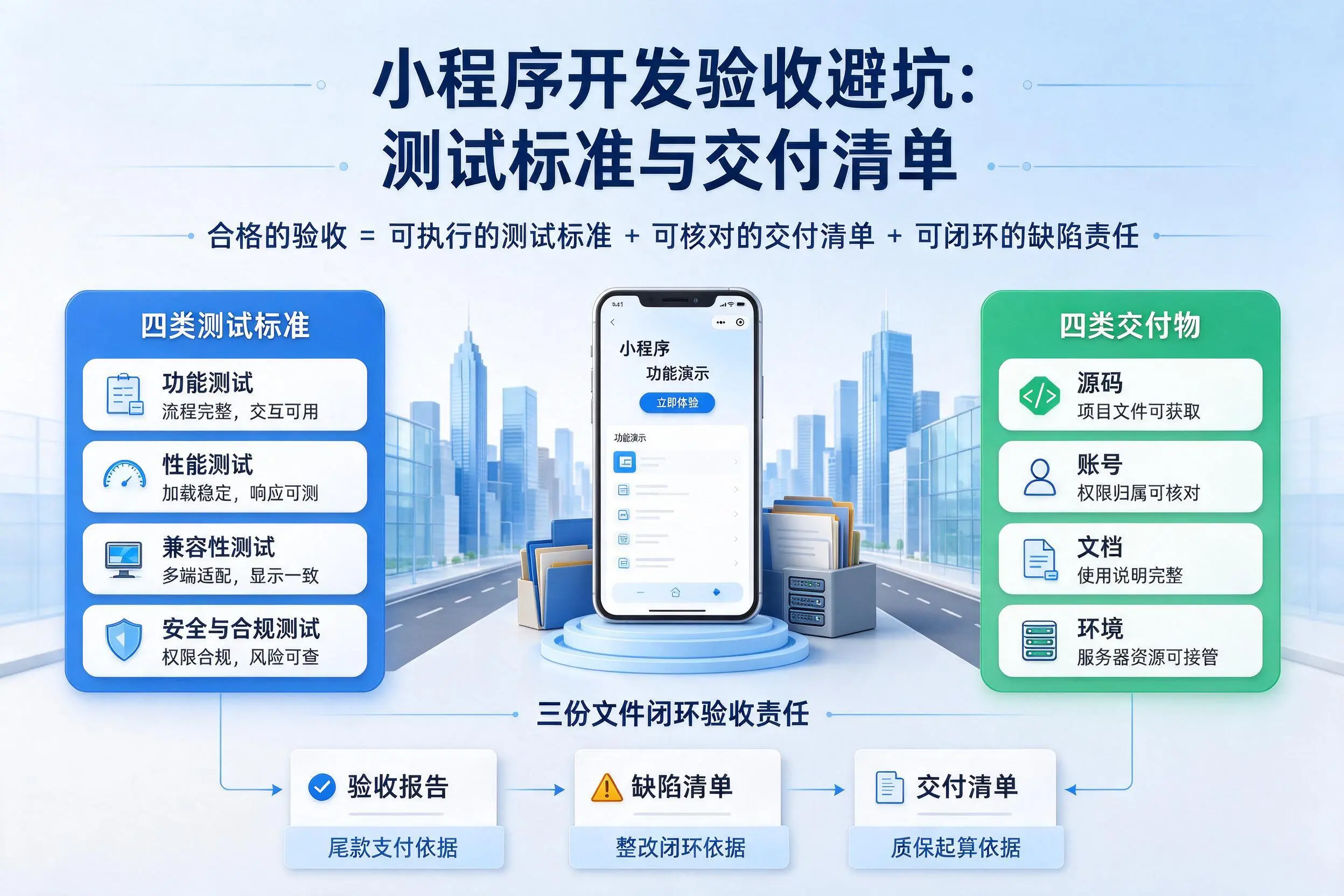 濮阳小程序开发验收避坑：测试标准与交付清单