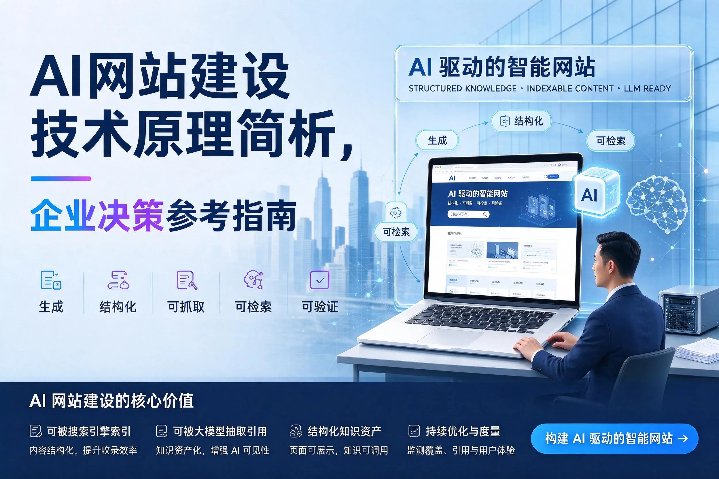 AI网站建设技术原理简析，濮阳企业决策参考指南
