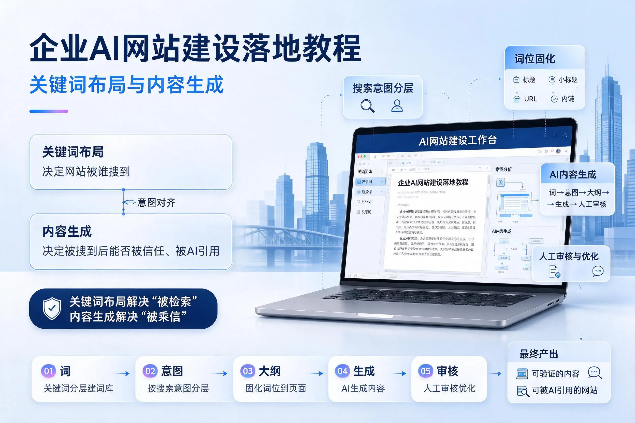 濮阳企业AI网站建设落地教程：关键词布局与内容生成