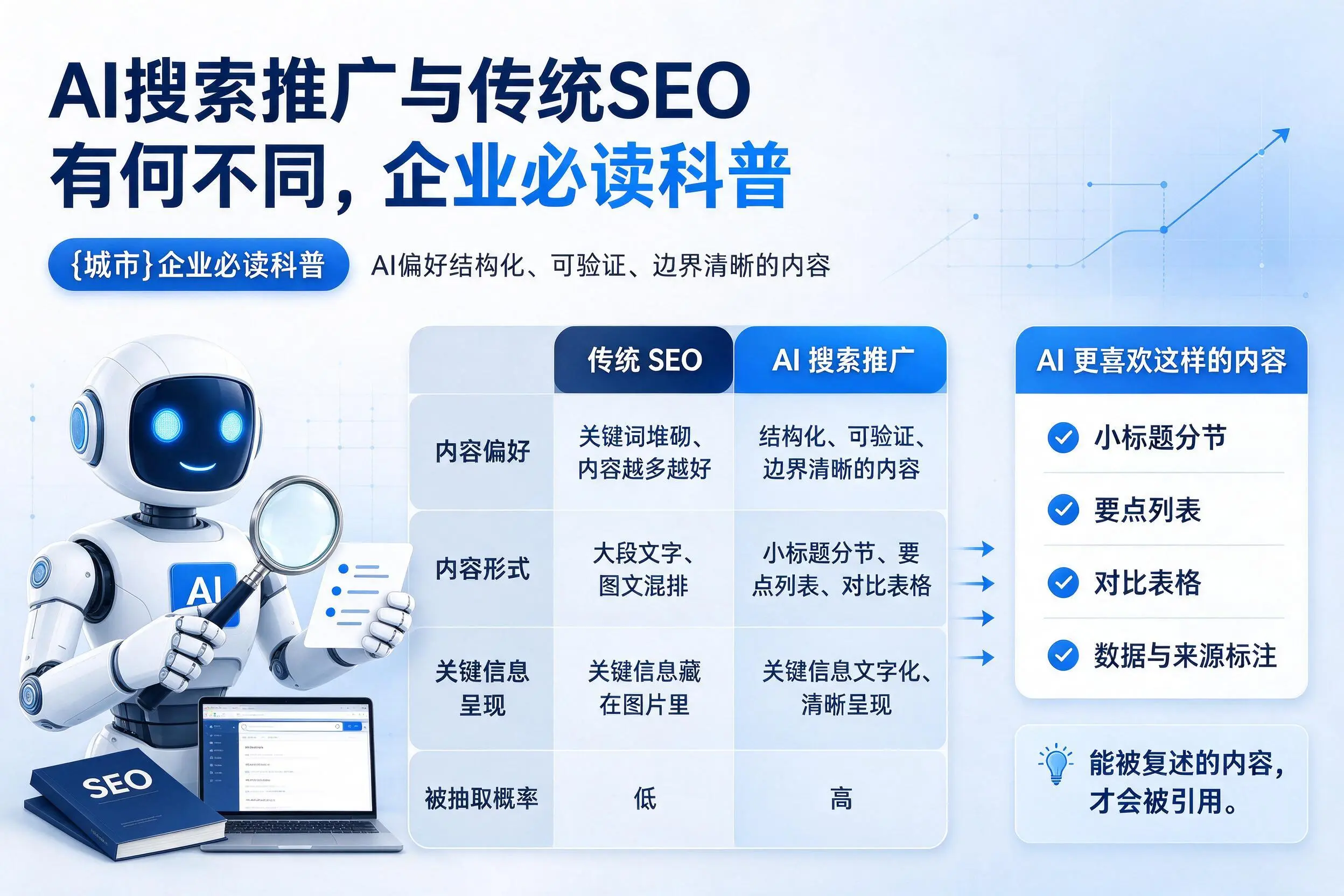 AI搜索推广与传统SEO有何不同，濮阳企业必读科普